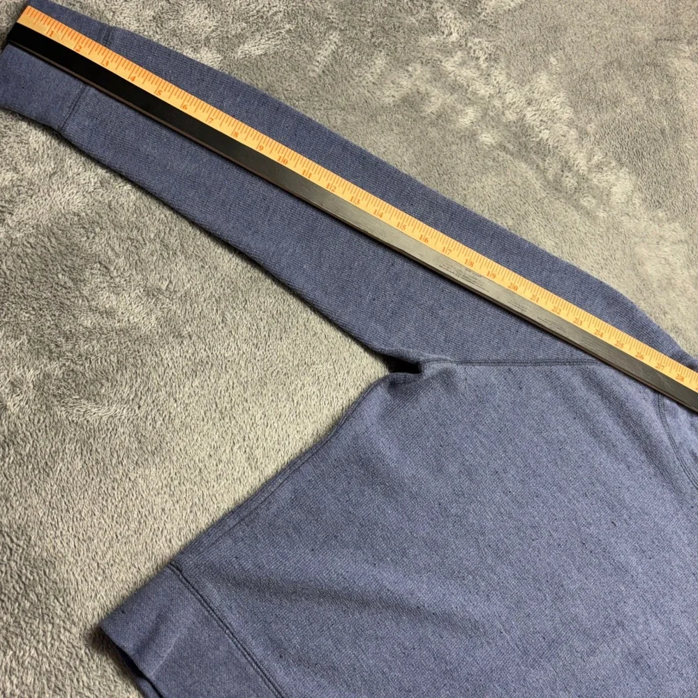 Banana Republic Sweatshirt Mens‎ M Blue Good Raglan Sleeve Crewneck Knit
